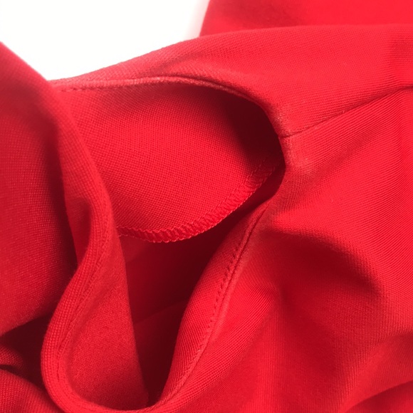 DVF Designer Bright Red Sleeveless Work Dress Carpreena Diane Von Furstenberg 4 - Picture 10 of 16